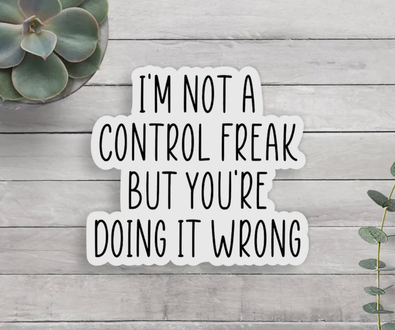 Control Freak Sticker