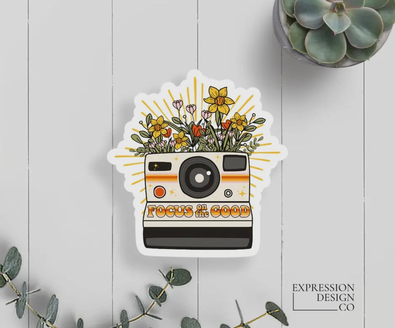 Focus on the Good Sticker