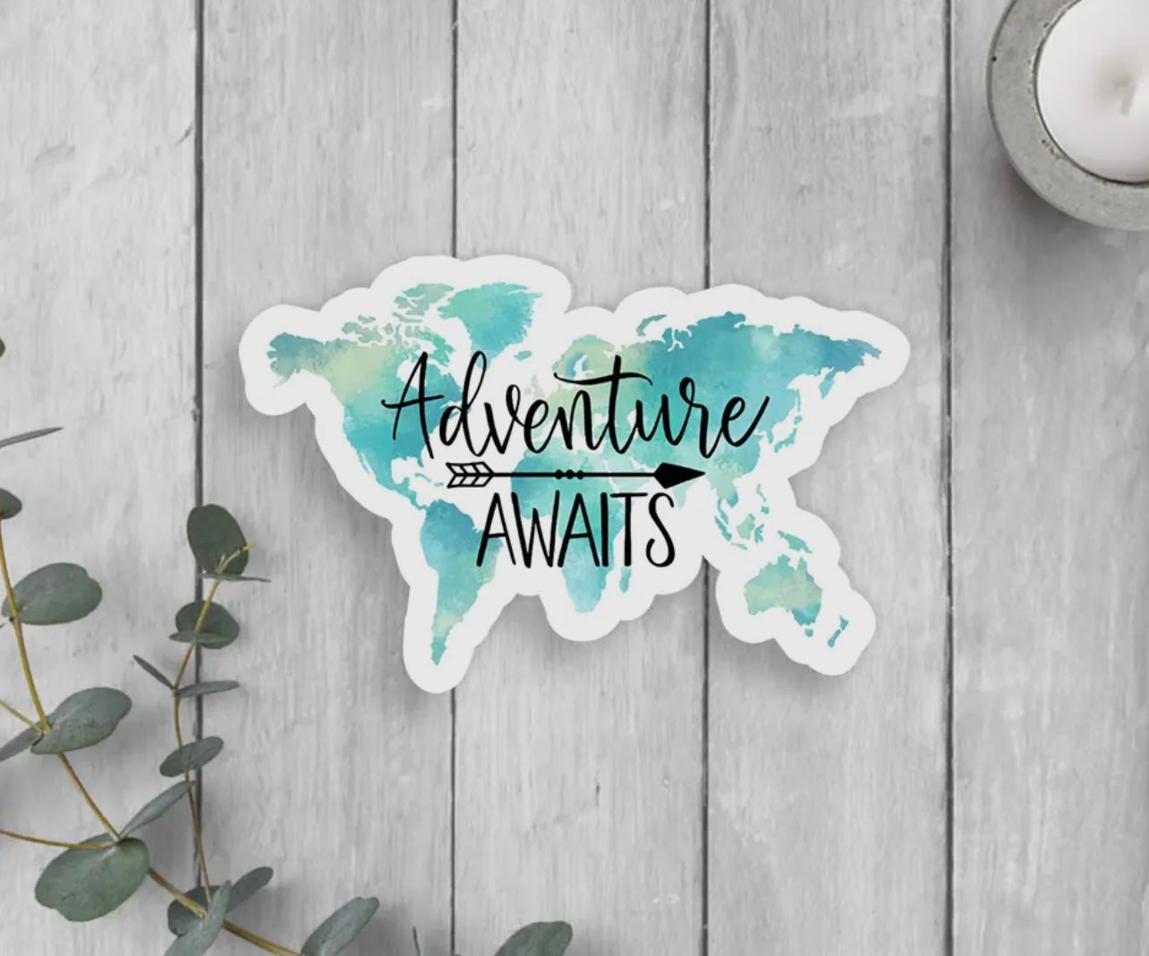 Adventure Awaits Sticker