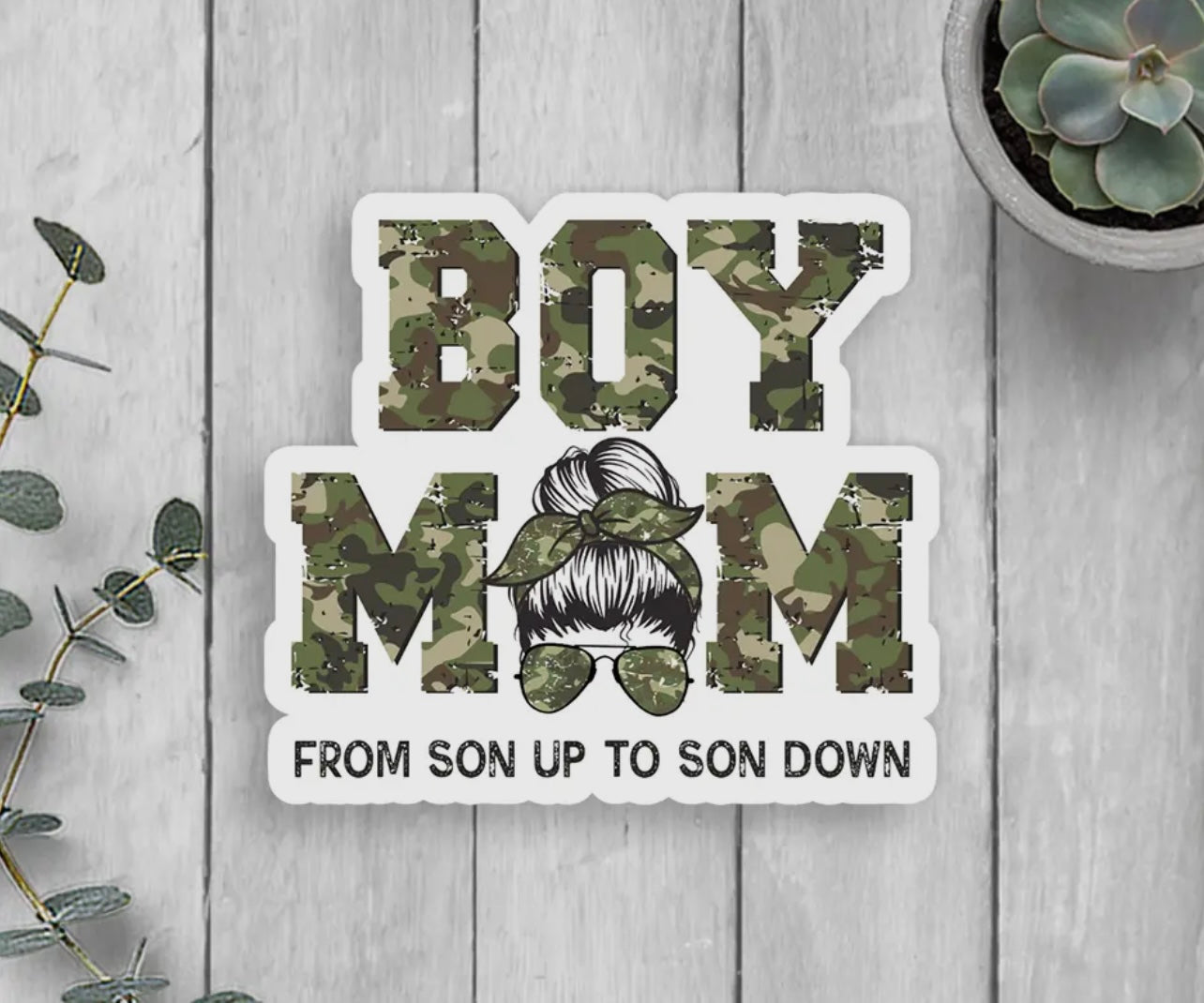 Boy Mom Sticker