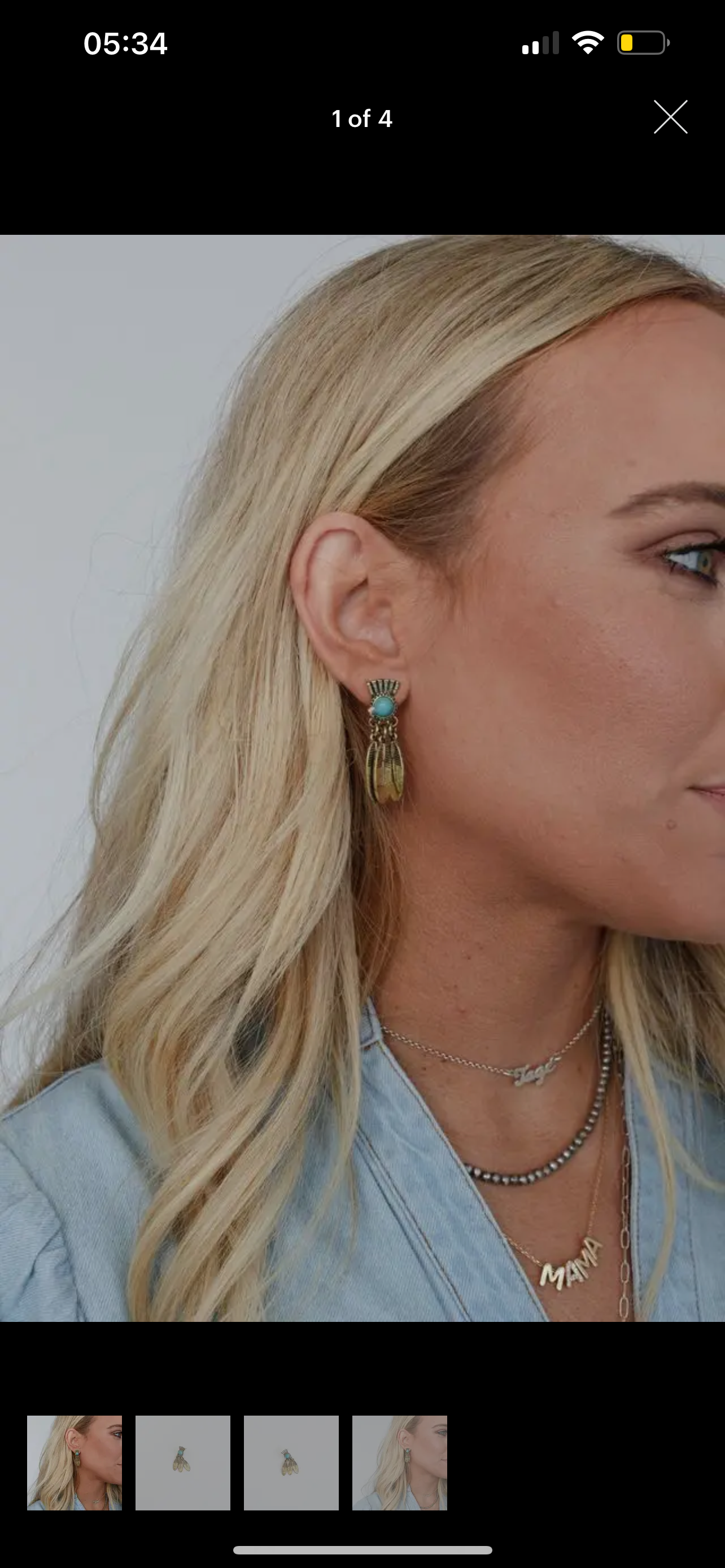 Ancient Aztec Earrings