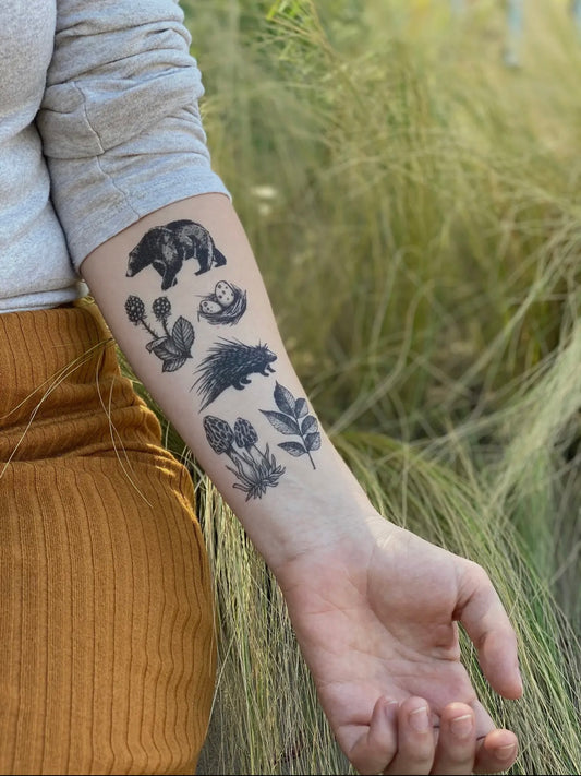 Forest Forage Temporary Tattoo