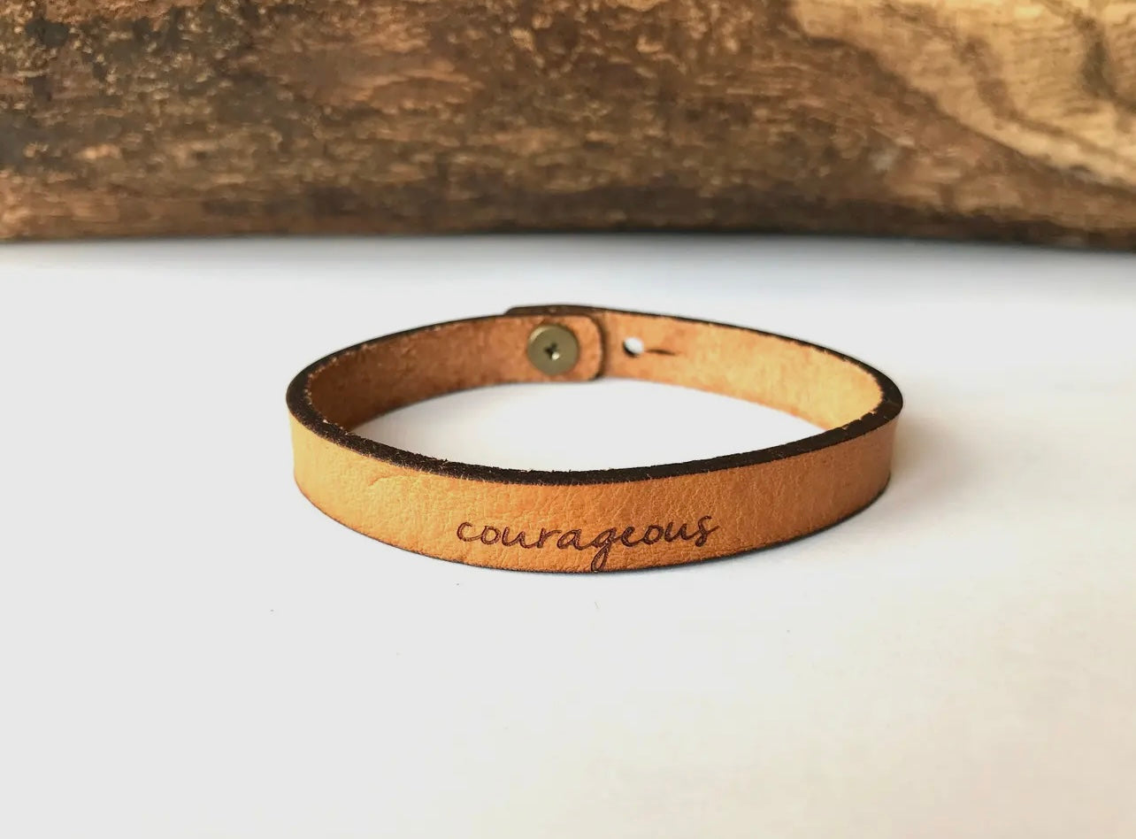 Thin Leather Bracelet