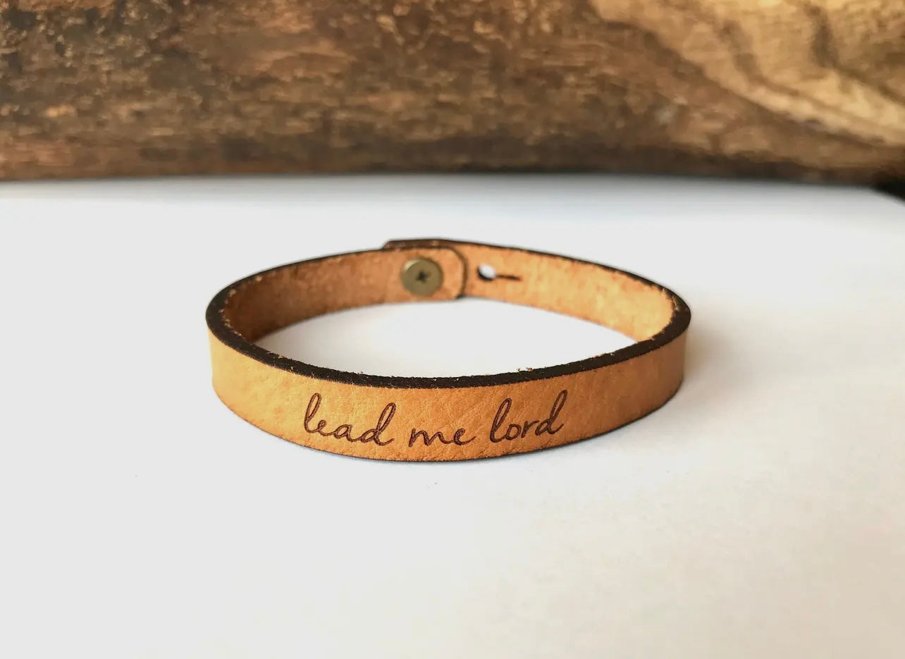 Thin Leather Bracelet