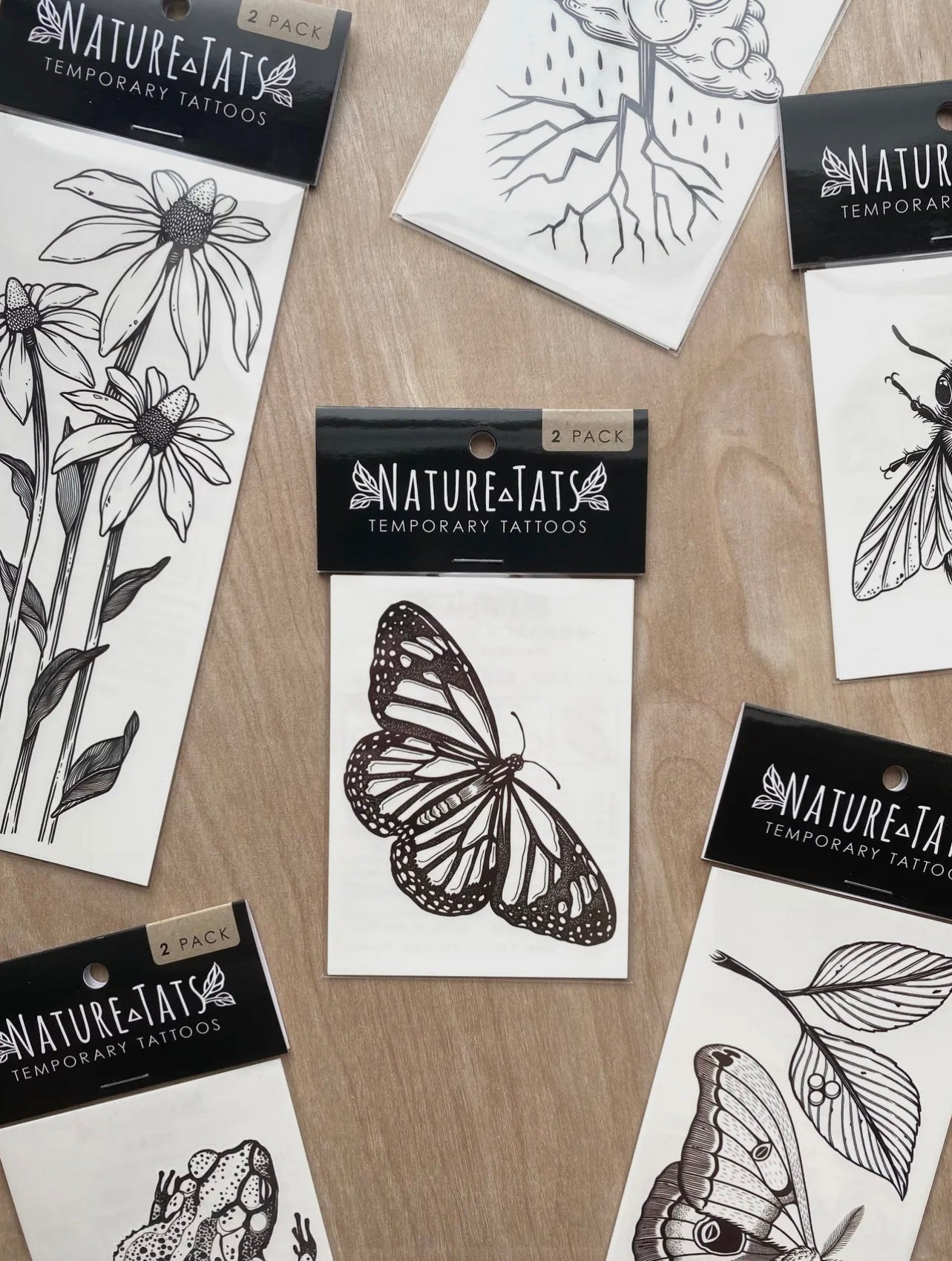 Monarch Butterfly Temporary Tattoo