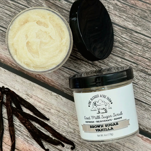 Brown Sugar Vanilla Goat Milk Sugar Scrub