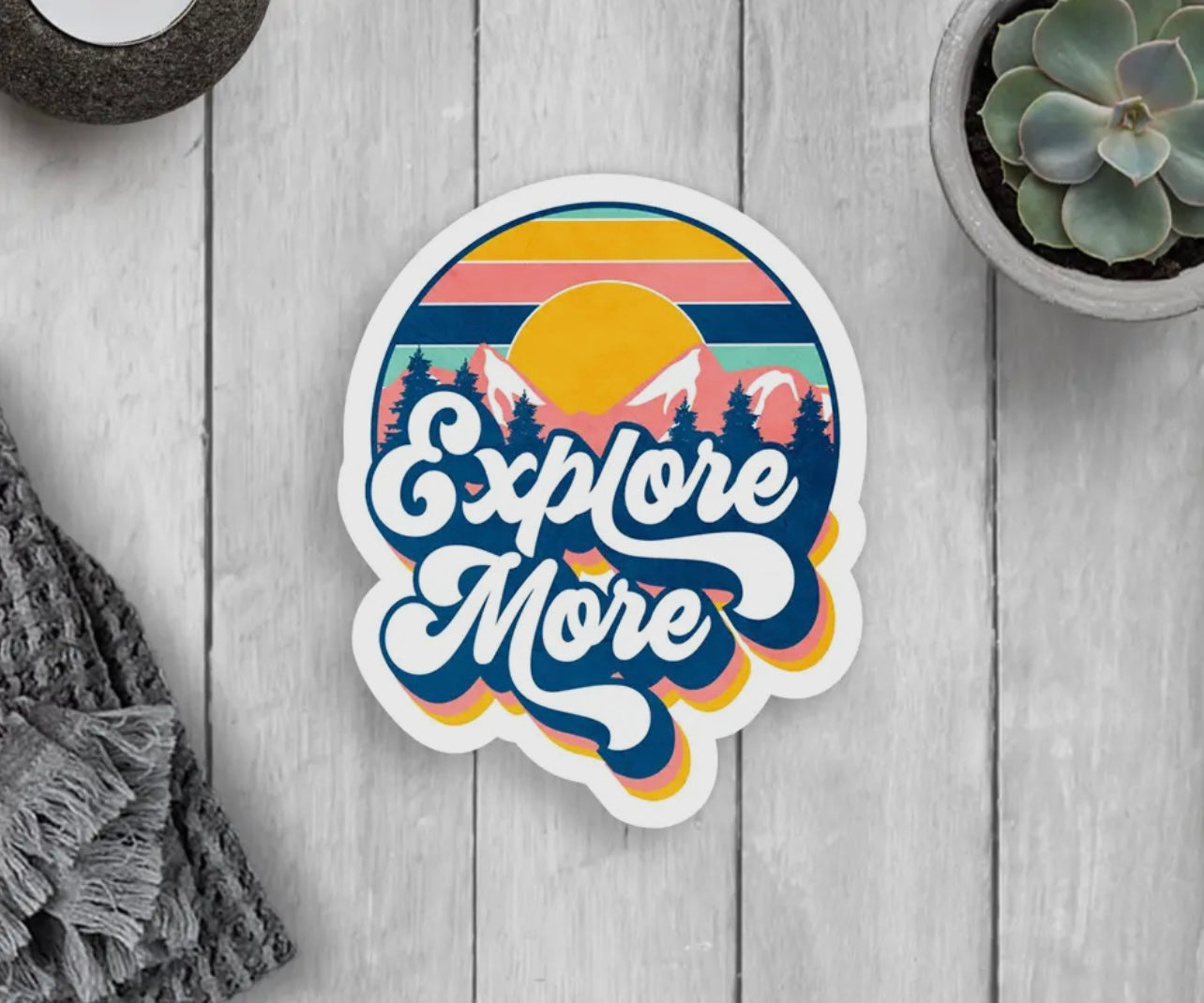 Explore More Sticker